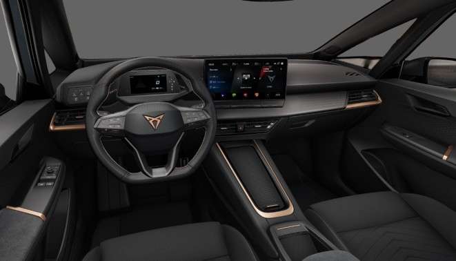 Ansicht des Armaturenbretts eines CUPRA Born