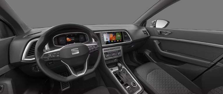 Ansicht des Armaturenbretts eines SEAT Ateca