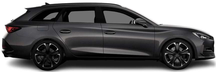 Seitenansicht eines CUPRA Leon