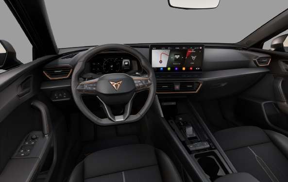 Ansicht des Armaturenbretts eines CUPRA Leon