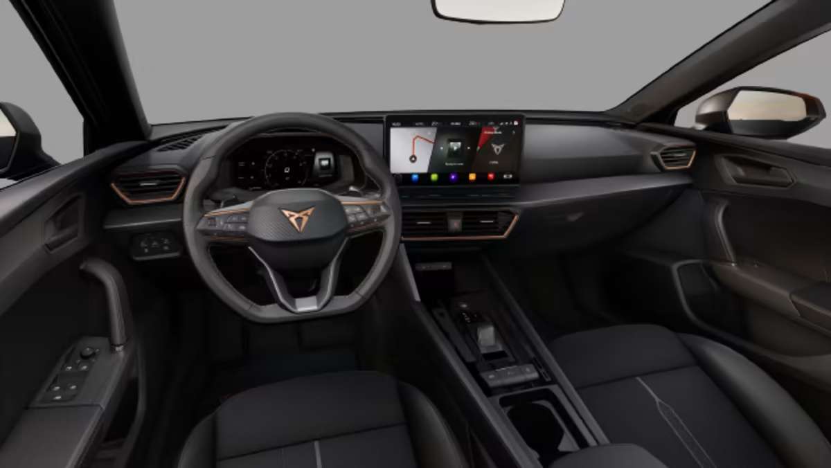 Ansicht des Armaturenbretts eines CUPRA Leon