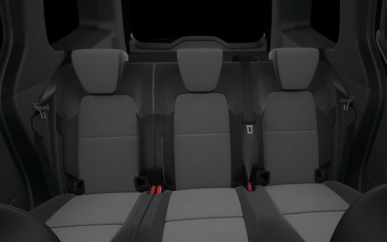 Ansicht der Rücksitze eines Renault Kangoo
