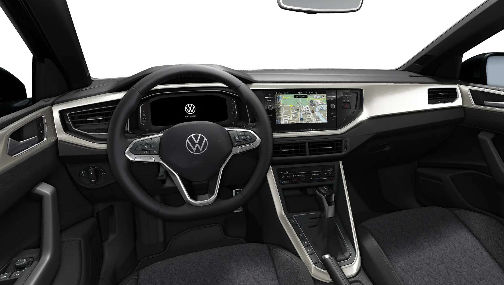 Armaturenbrett eines Volkswagen Taigo