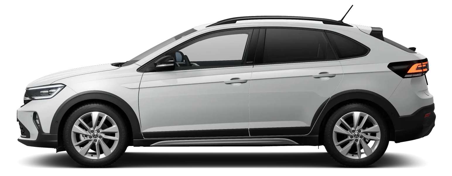 Seitenansicht eines Volkswagen Taigo