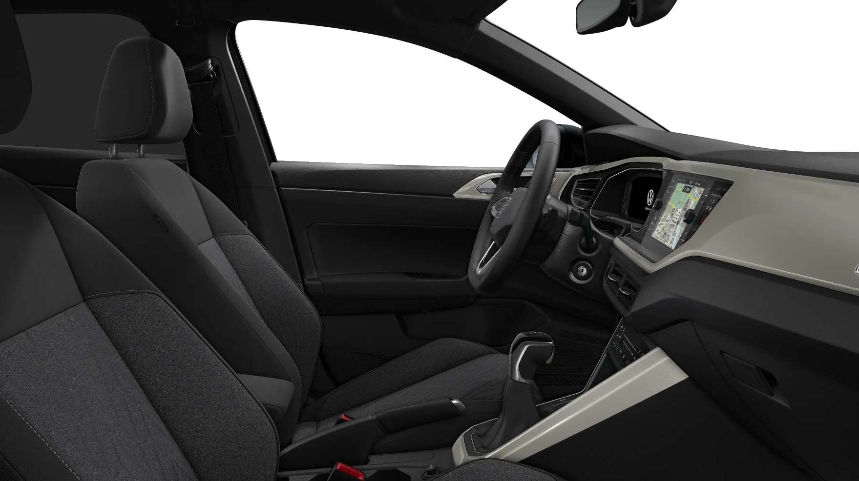 Vordersitze eines Volkswagen Taigo