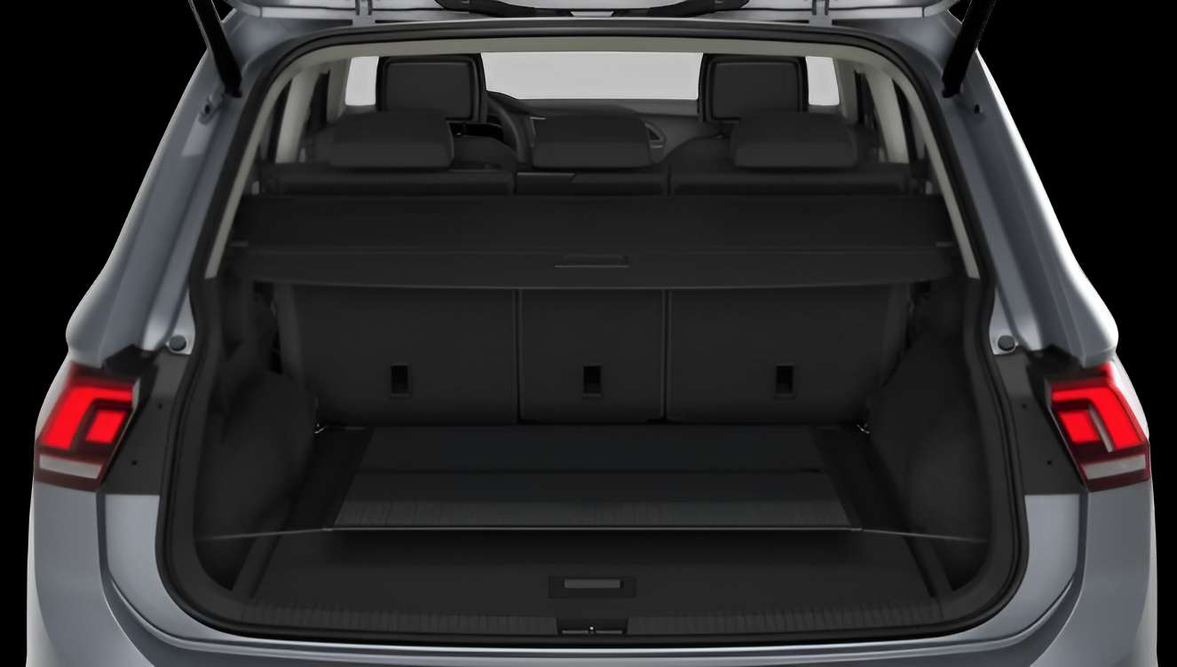 Ansicht des Kofferraums eines Volkswagen Tiguan Allspace