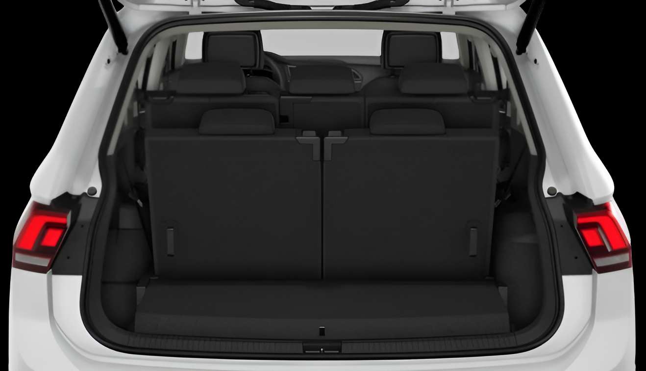 Ansicht des Kofferraums eines Volkswagen Tiguan Allspace