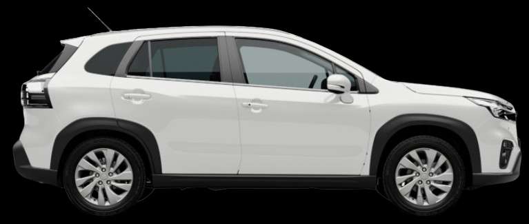 Seitenansicht eines Suzuki S-Cross