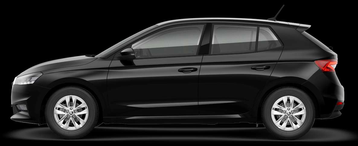 Seitenansicht eines Skoda Fabia