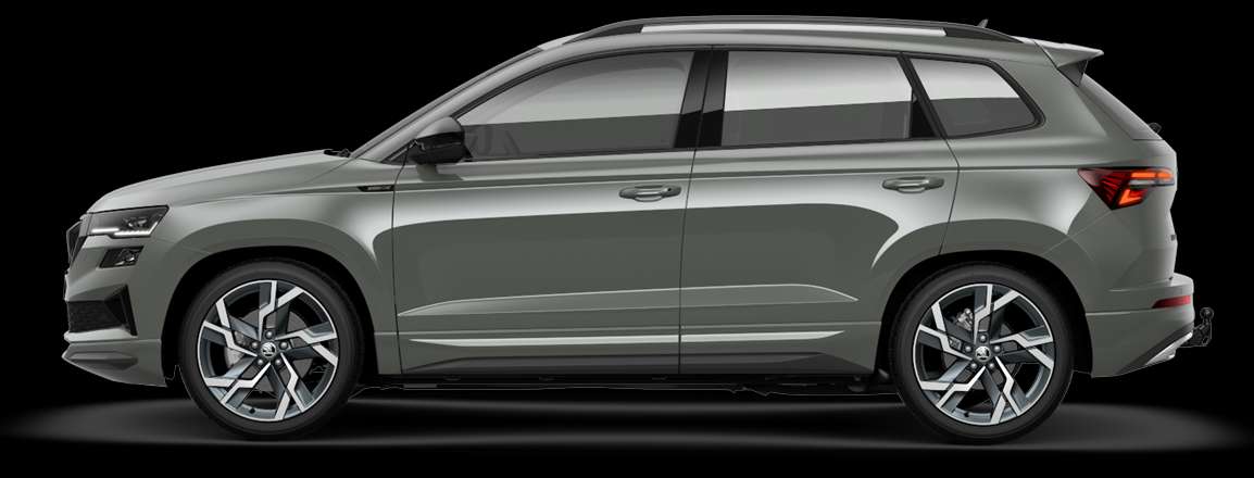 Seitenansicht eines Skoda Karoq