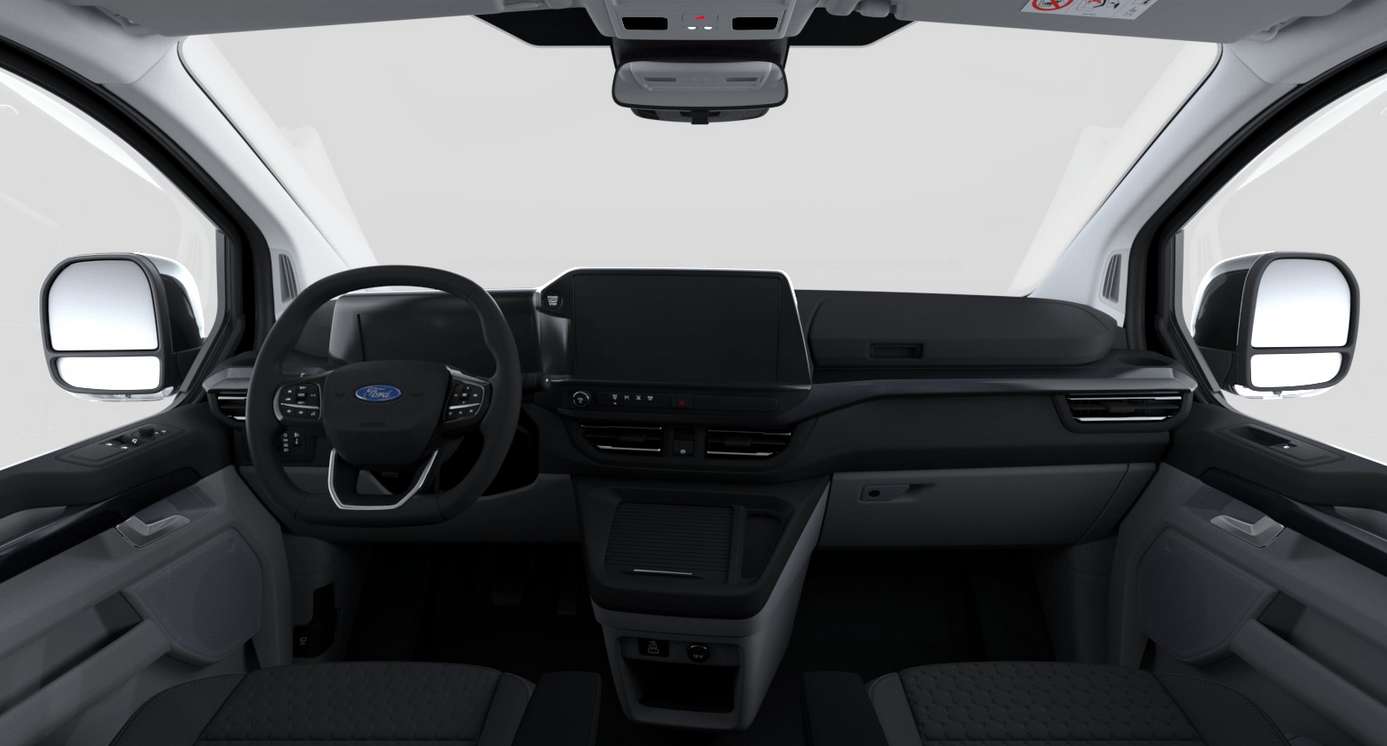 Ansicht des Armaturenbretts eines Ford Tourneo Custom
