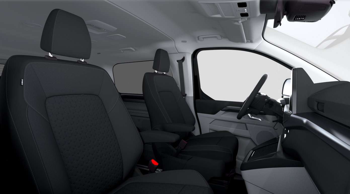 Ansicht der Frontsitze eines Ford Tourneo Custom
