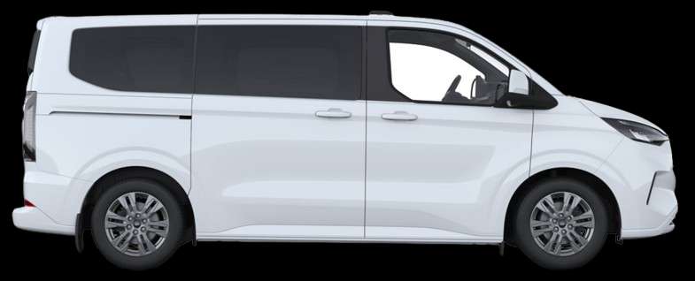 Seitenansicht eines Ford Tourneo Custom