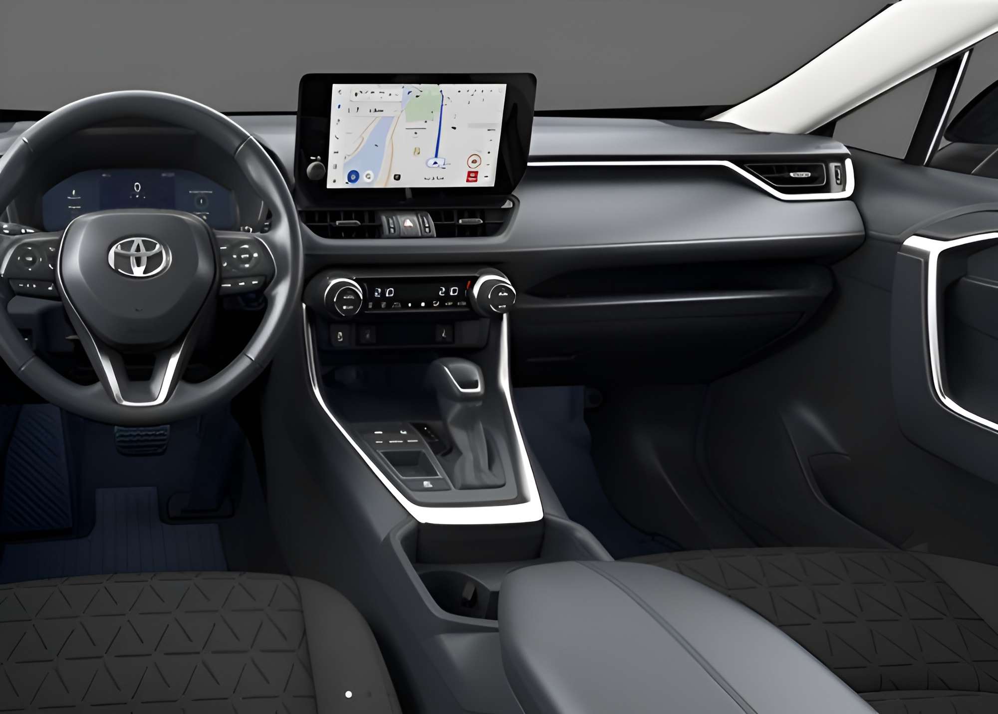 Ansicht des Armaturenbretts eines Toyota RAV4