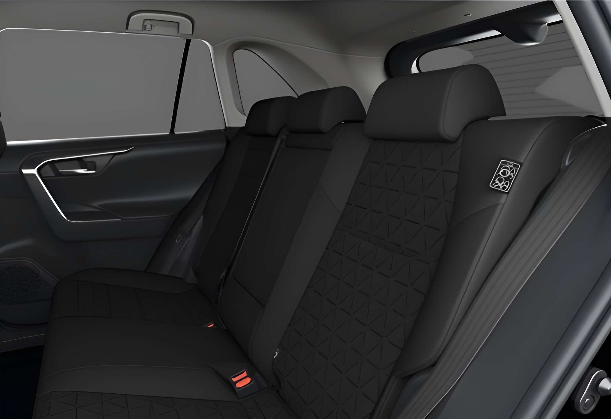 Ansicht der Rücksitze eines Toyota RAV4