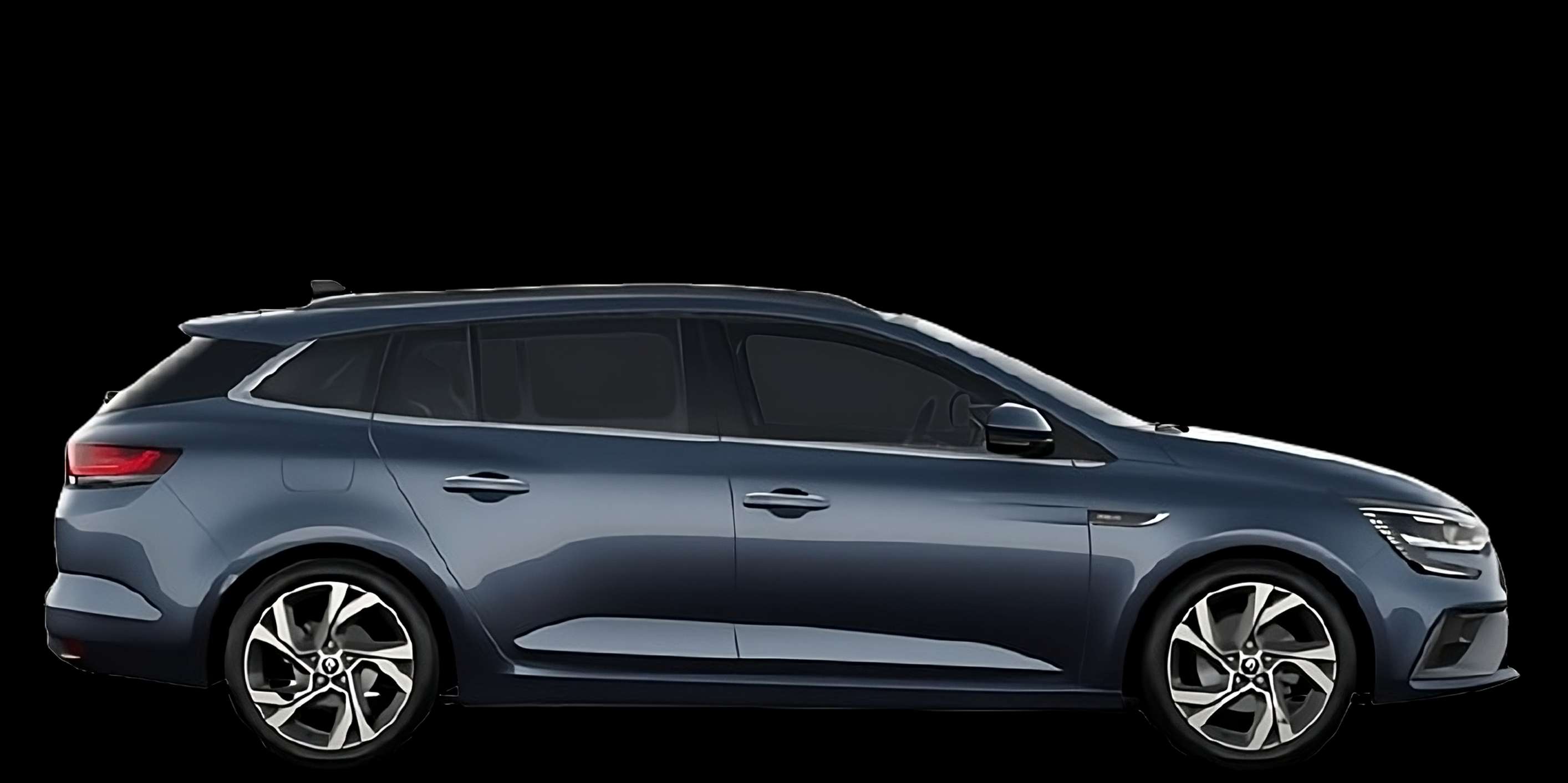 Seitenansicht eines Renault Mégane