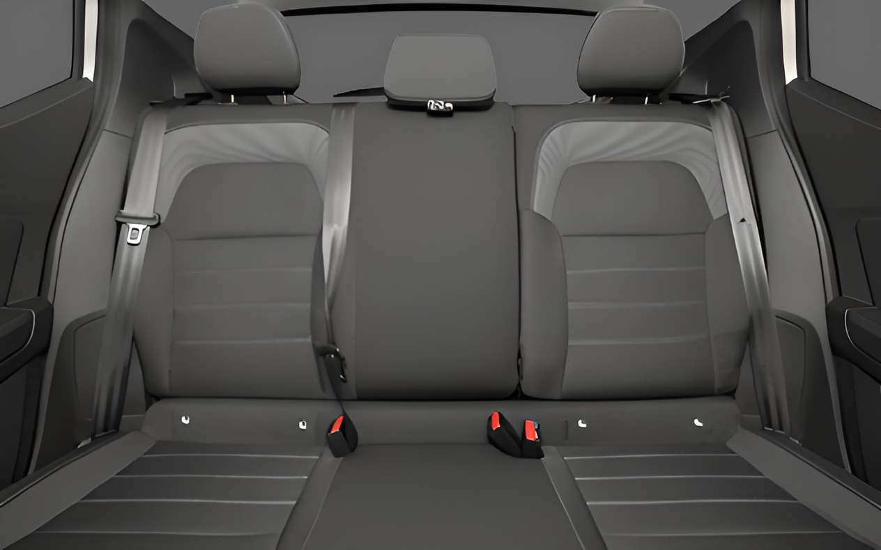 Rücksitzbank eines Renault Mégane