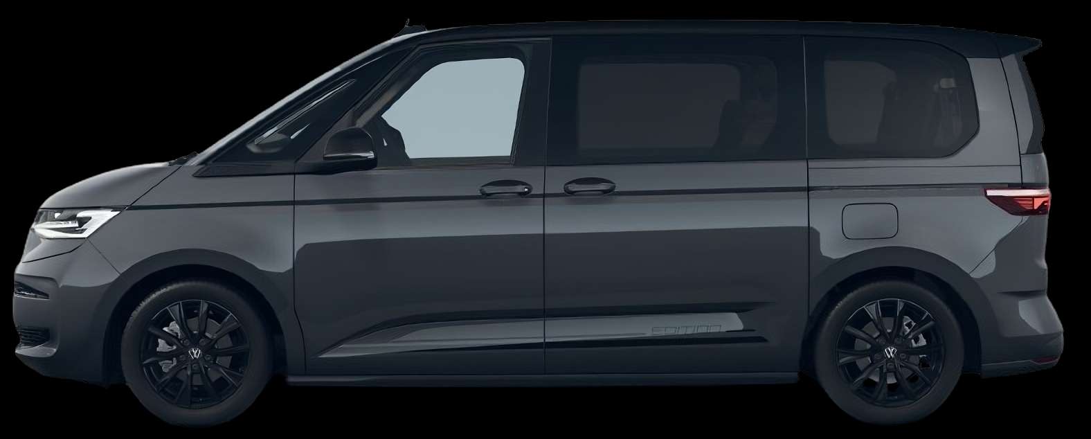 Seitenansicht eines Volkswagen Multivan