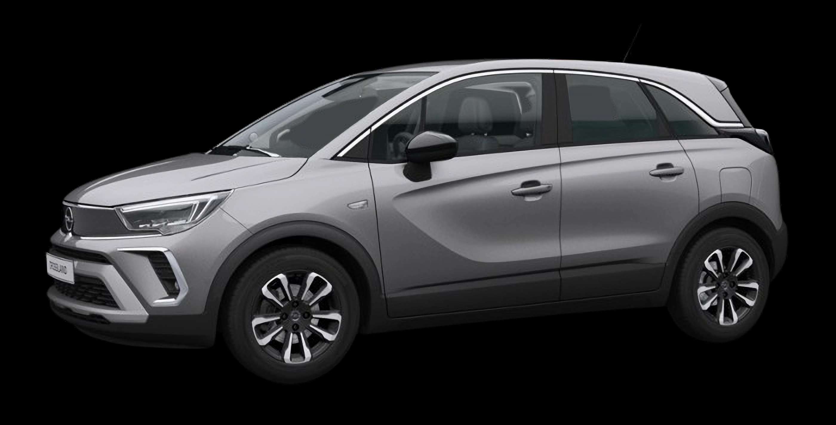 Seitenansicht eines Opel Crossland