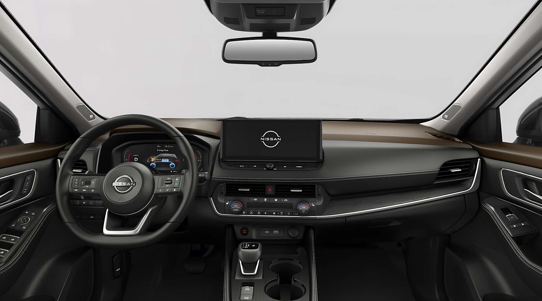 Ansicht des Armaturenbretts eines Nissan X-TRAIL