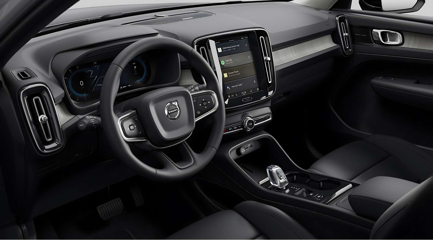 Ansicht des Armaturenbretts eines Volvo XC40