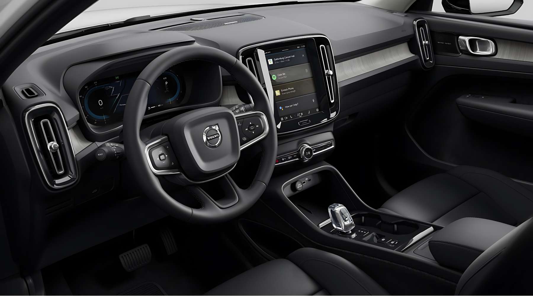 Ansicht des Armaturenbretts eines Volvo XC40
