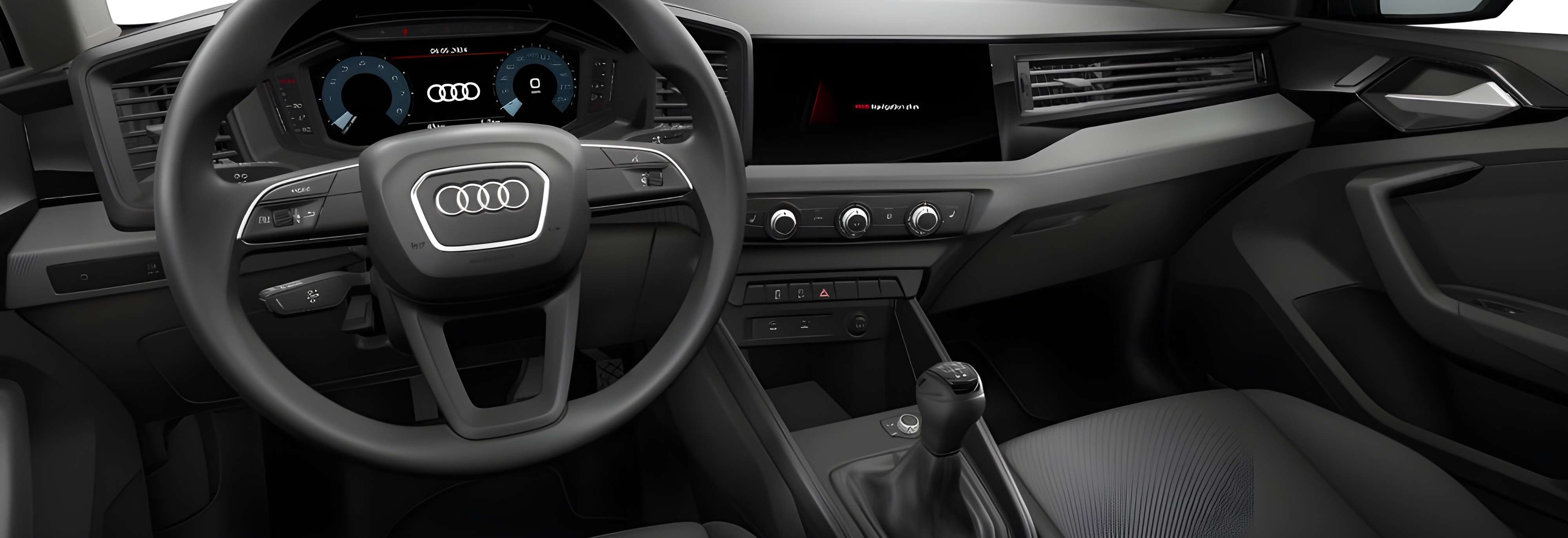 Ansicht des Armaturenbretts eines Audi A1