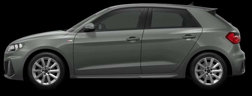 Seitenansicht eines Audi A1