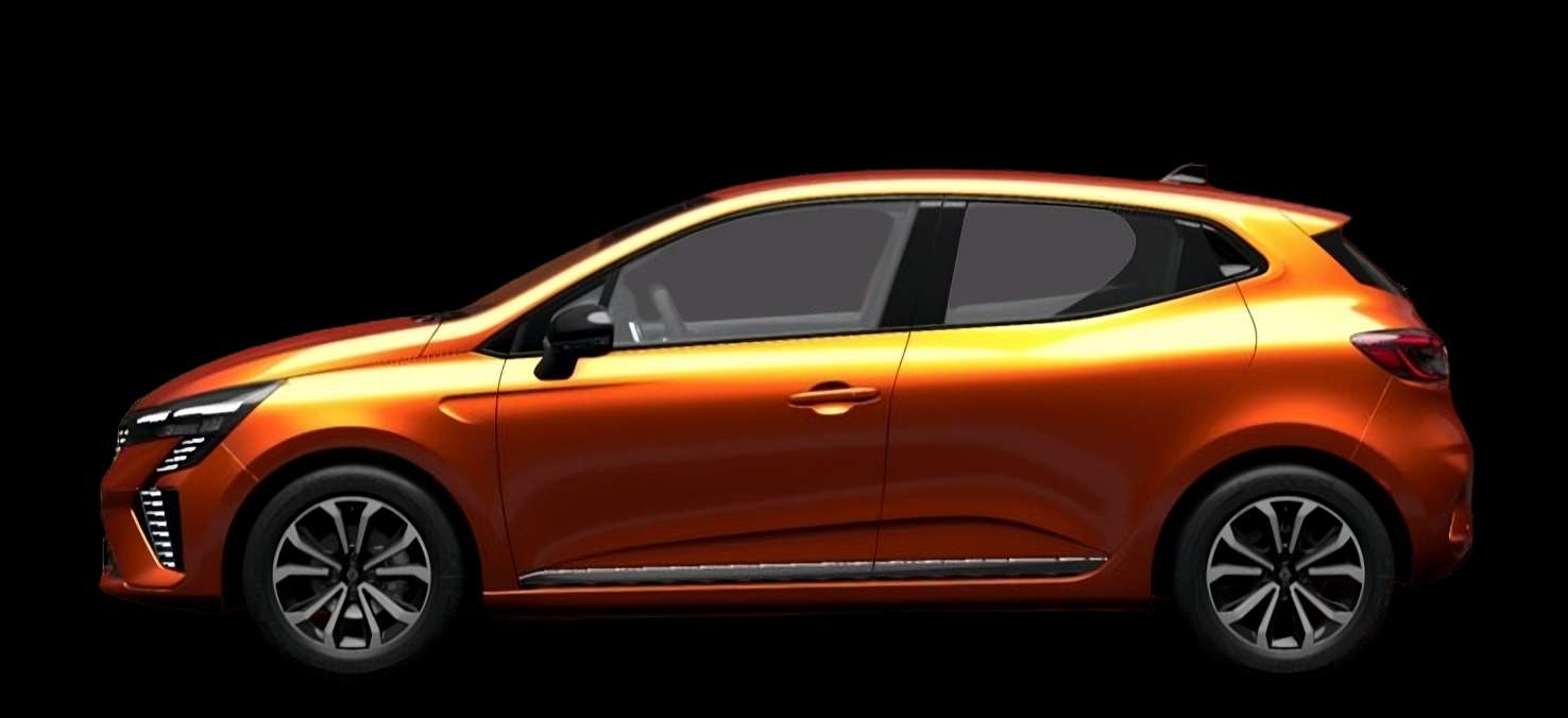 Seitenansicht eines Renault Clio