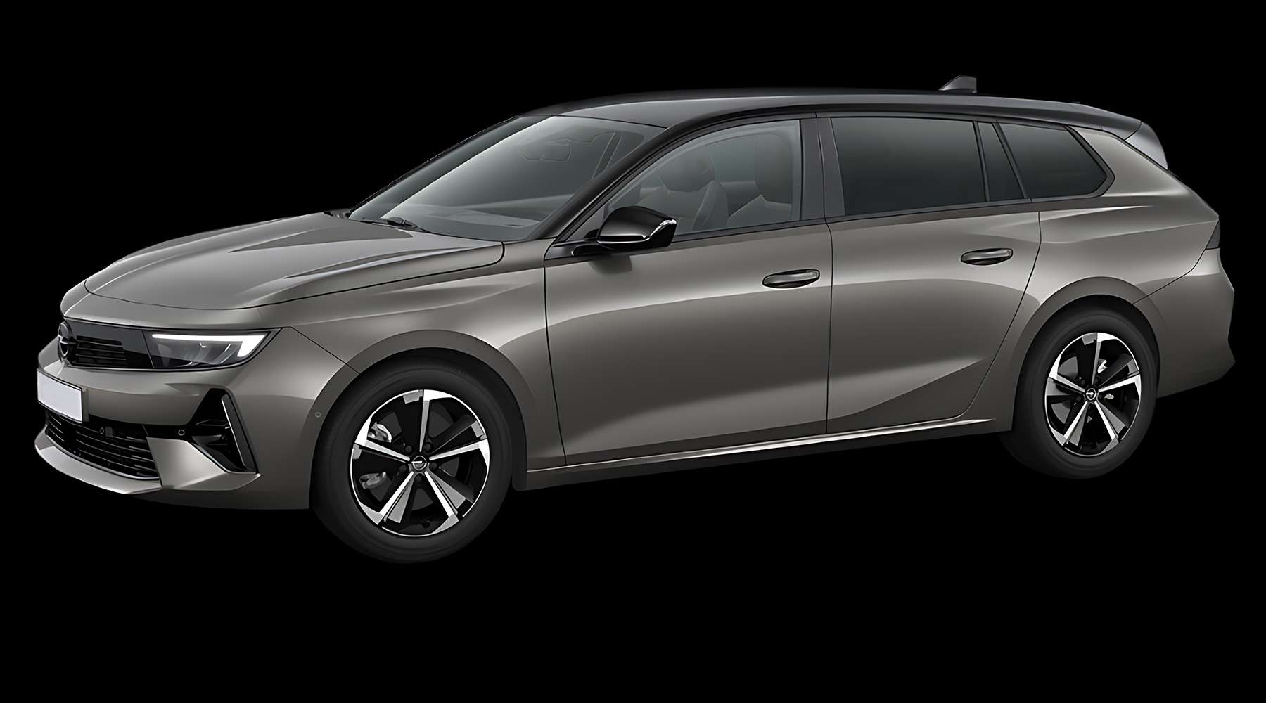 Seitenansicht eines Opel Astra