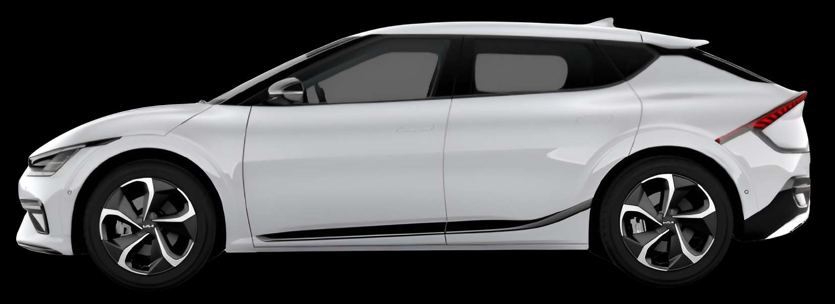 Seitenansicht eines Kia EV6