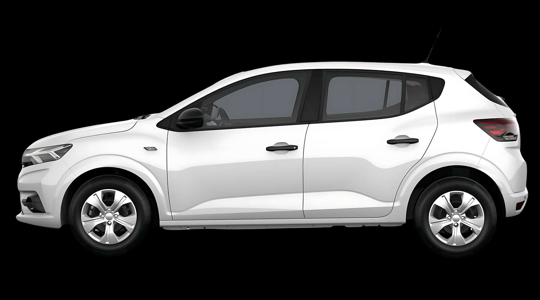 Seitenansicht eines Dacia Sandero