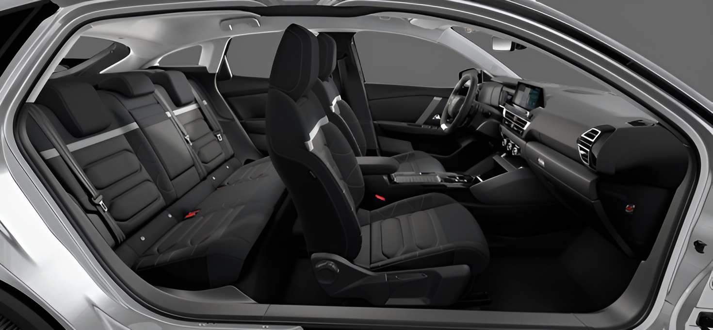 Seitenansicht eines Citroën C4