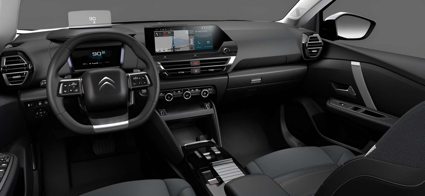 Ansicht des Armaturenbretts eines Citroën C4
