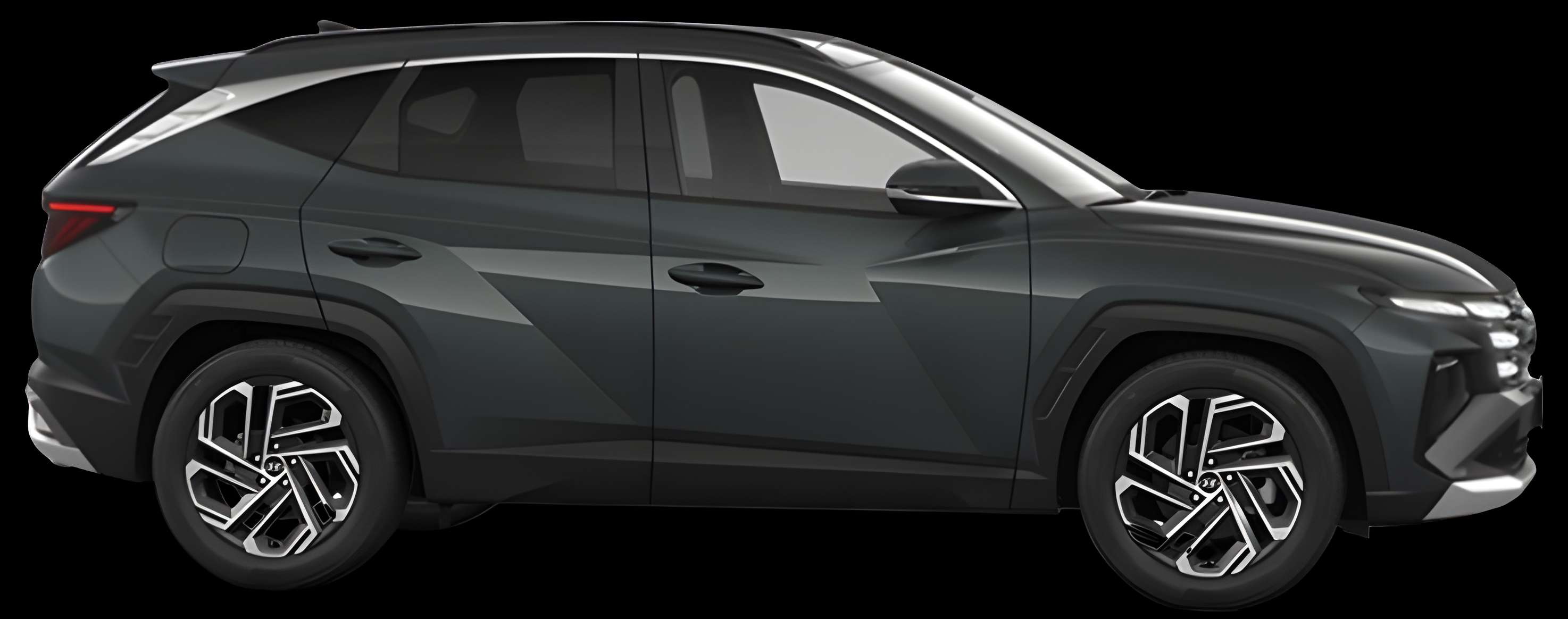 Seitenansicht eines Hyundai Tucson