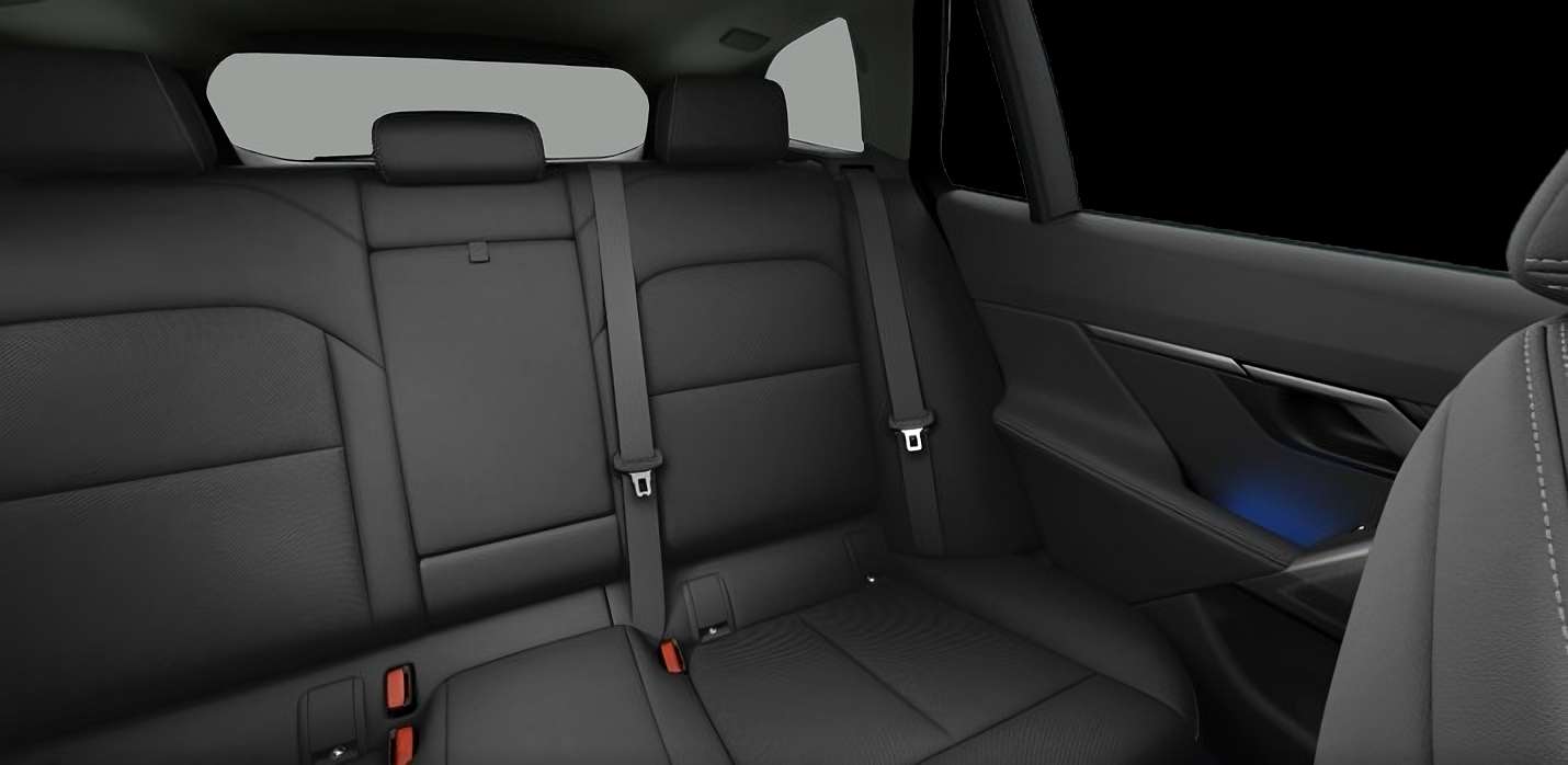 Ansicht der Rücksitze eines BMW 5er-Reihe