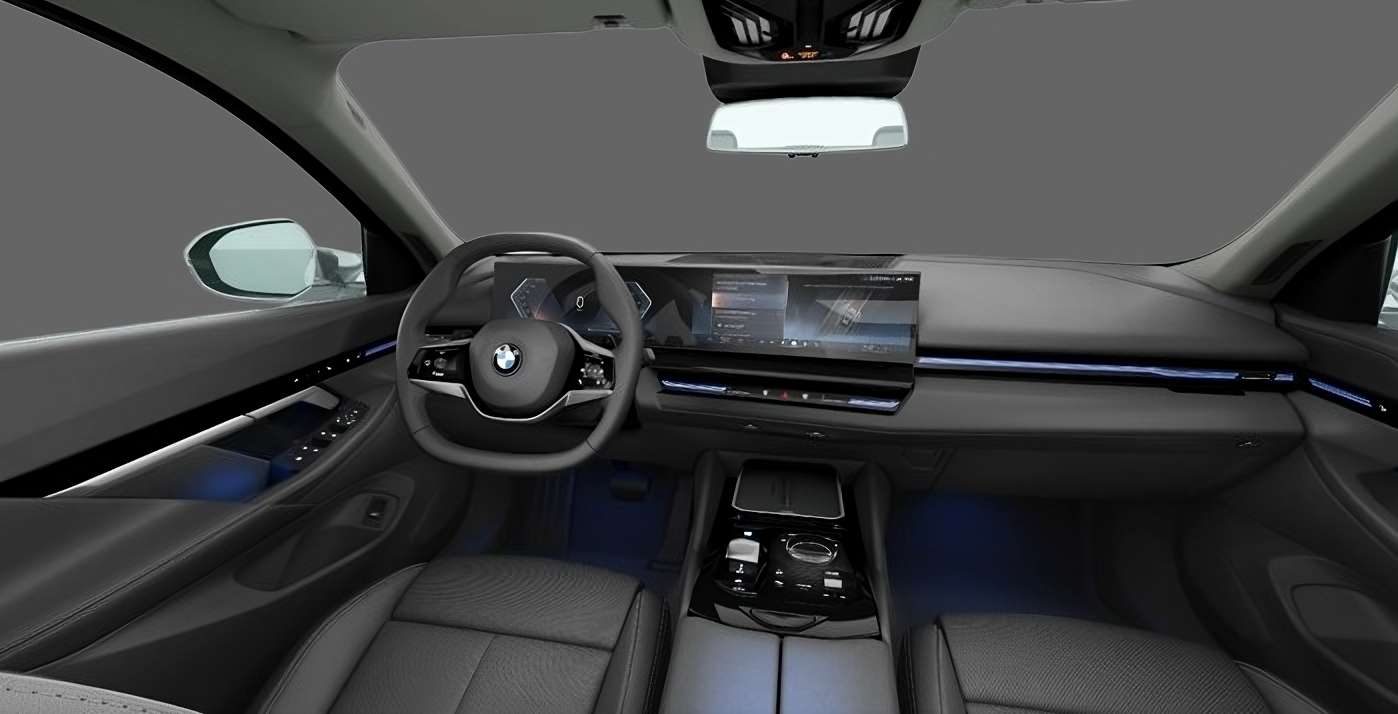 Ansicht des Armaturenbretts eines BMW 5er-Reihe