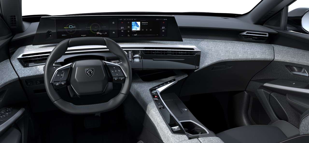 Ansicht des Armaturenbretts eines Peugeot 3008