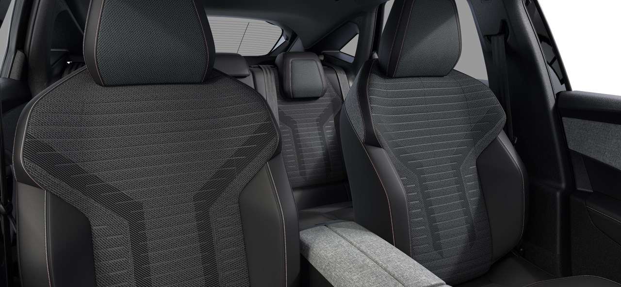 Ansicht der Frontsitze eines Peugeot 3008