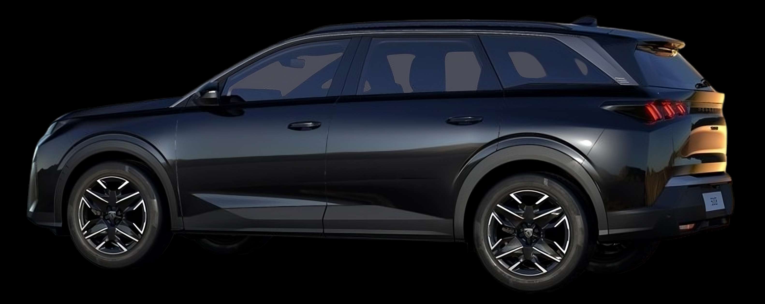 Seitenansicht eines Peugeot 5008