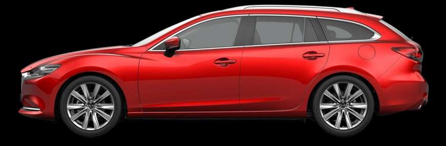 Seitenansicht eines Mazda Mazda6