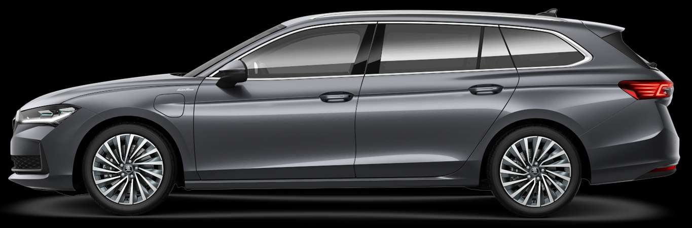 Seitenansicht eines Skoda Superb