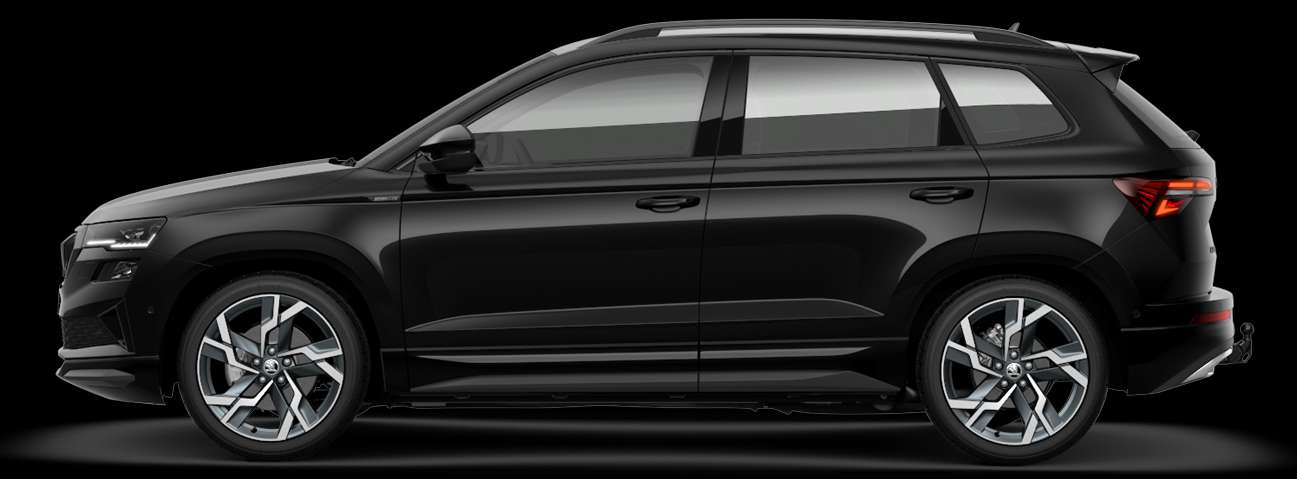 Seitenansicht eines Skoda Karoq