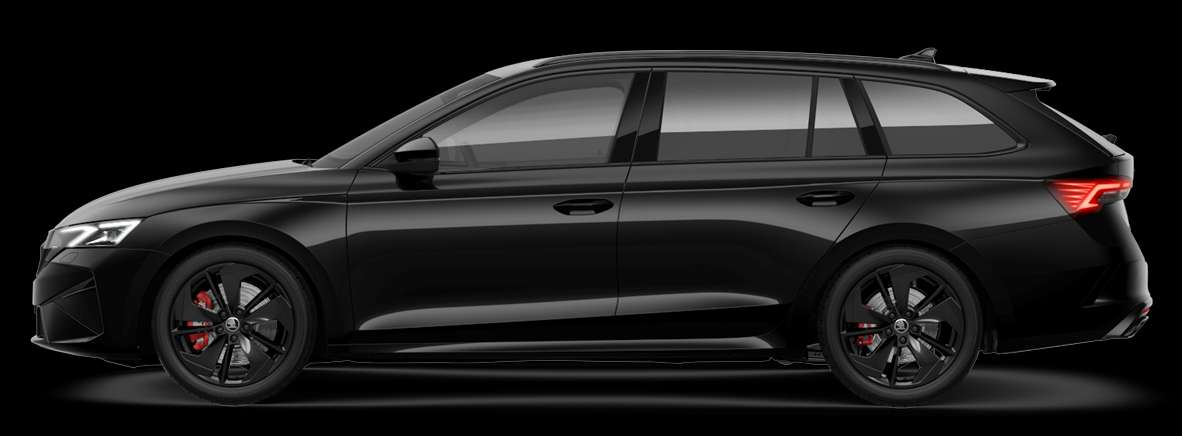 Seitenansicht eines Skoda Octavia