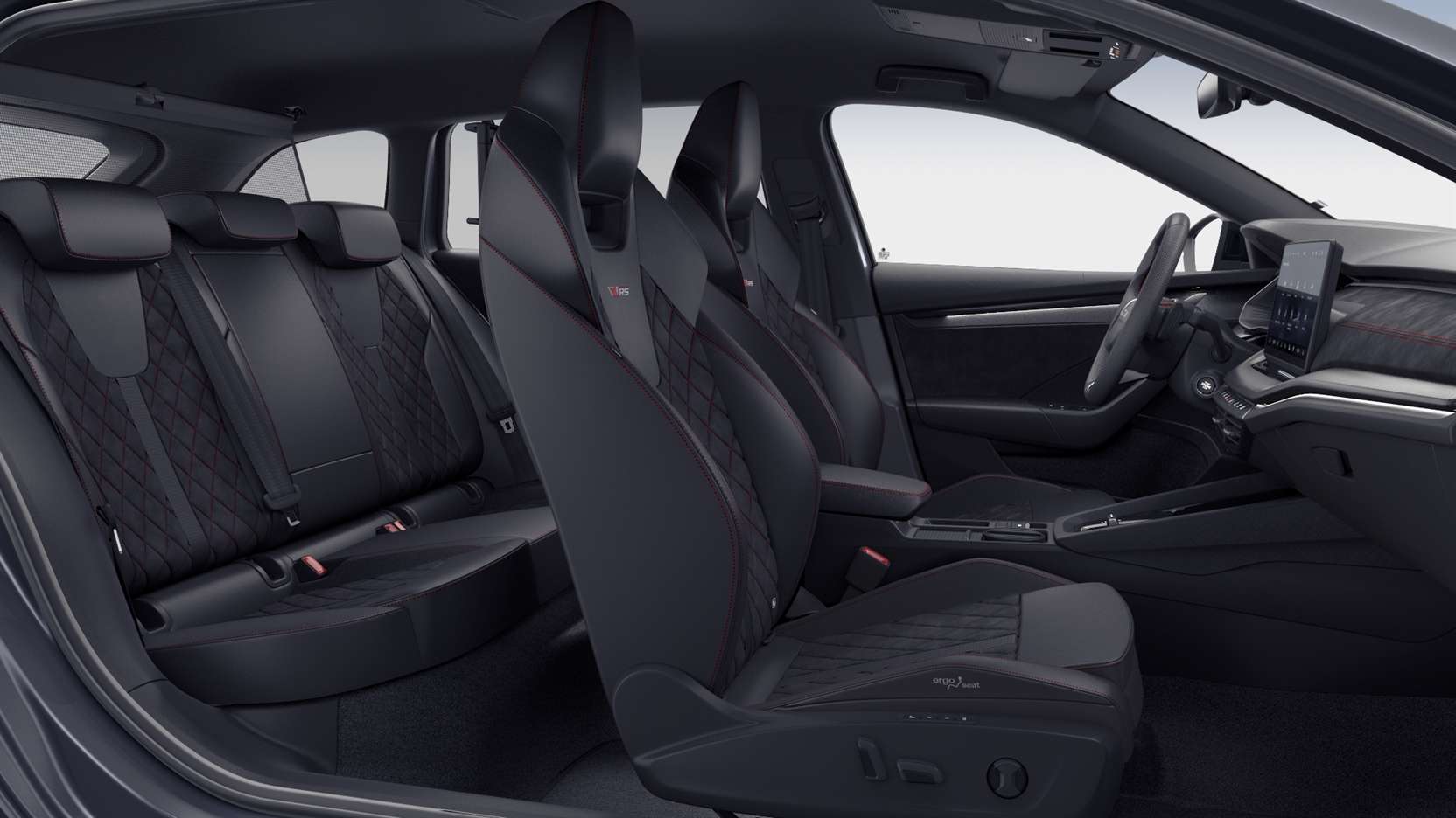 Ansicht der Frontsitze eines Skoda Octavia
