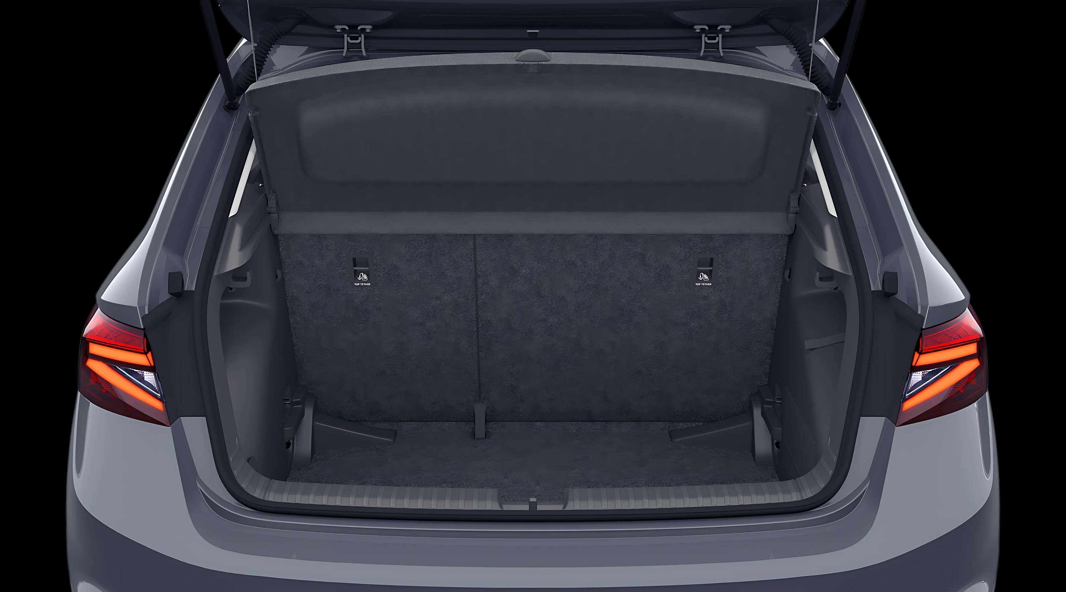 Ansicht des Kofferraums eines Skoda Fabia