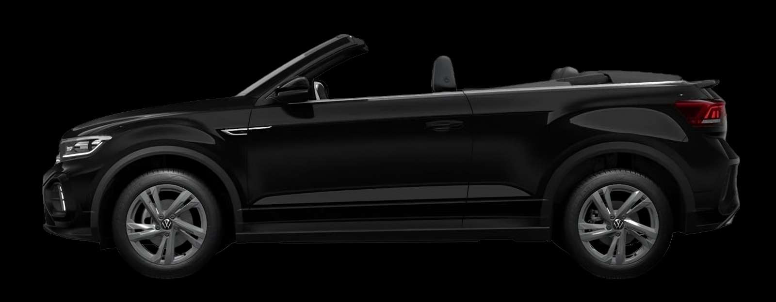 Seitenansicht eines Volkswagen T-Roc