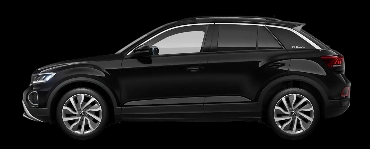 Seitenansicht eines Volkswagen T-Roc