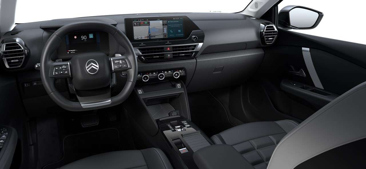 Ansicht des Armaturenbretts eines Citroën C4