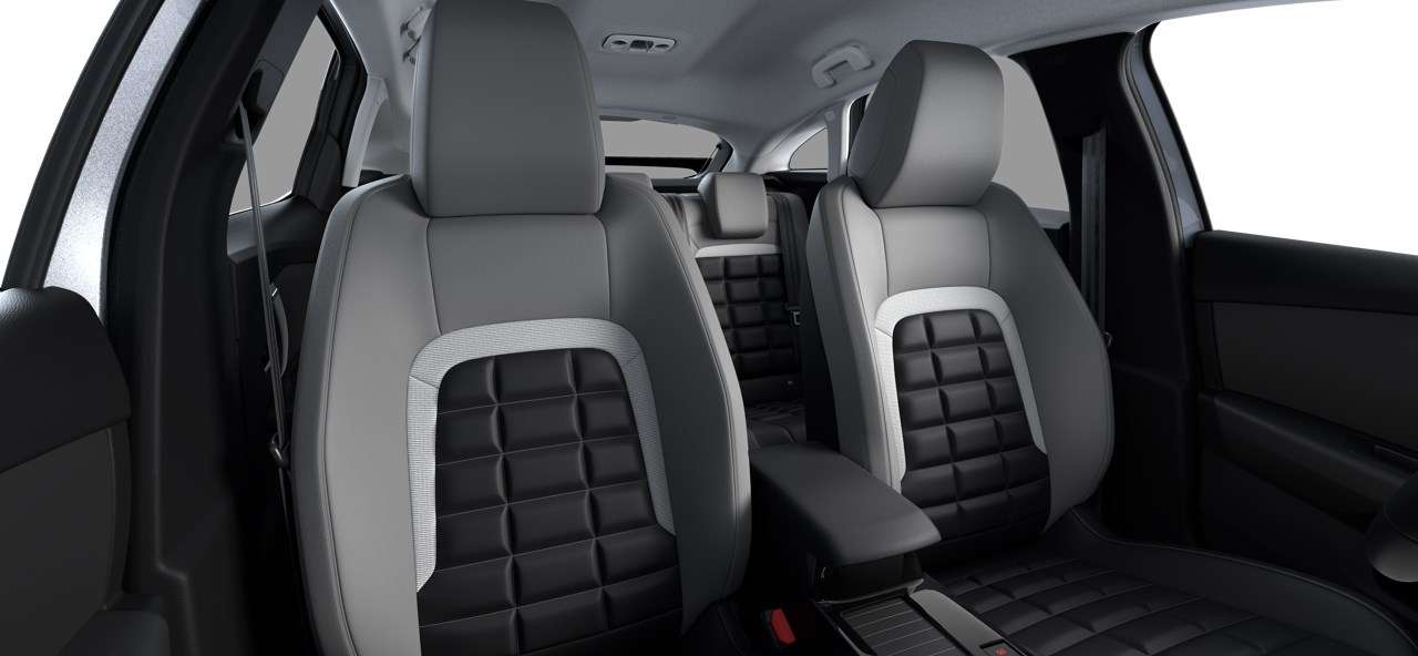 Ansicht der Frontsitze eines Citroën C4